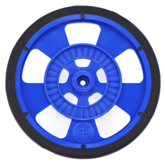 Solarbotics GMPW-LB BLUE Wheel with Encoder Stripes