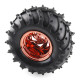 Pack of 2 all terrain Tyre (Metallic red)