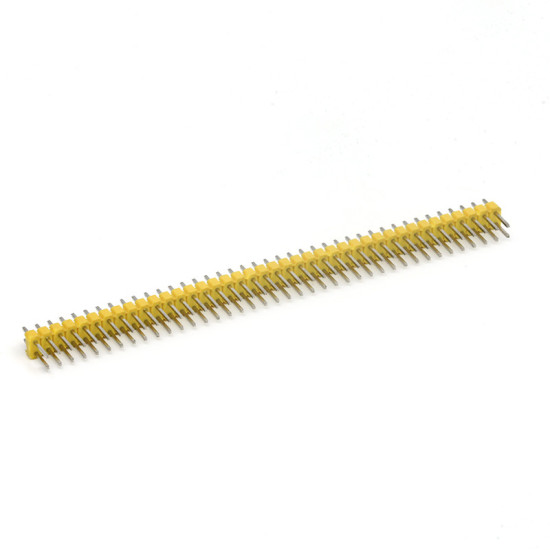 40X2 Break Away Straight Male Header(2.54mm) - Yellow
