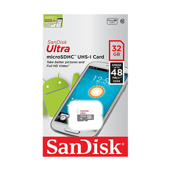 32GB SanDisk microSD Card (Class-10)
