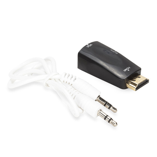 HDMI Male to VGA Female Adapter with Audio Cable