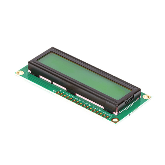 16x2 Character LCD Display Module With Yellow Light(1602)