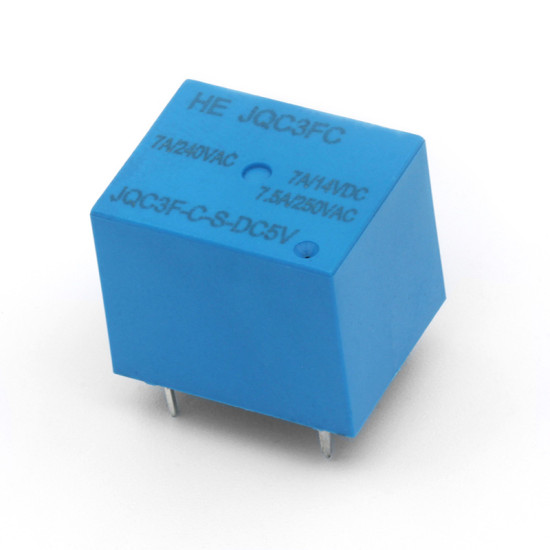5V 7A Sugar Cube Relay (JQC3F-C-S-DC5V)