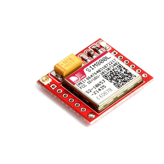 GSM/GPRS Quad Band TTL Micro Sim Card Board- SIM 800L