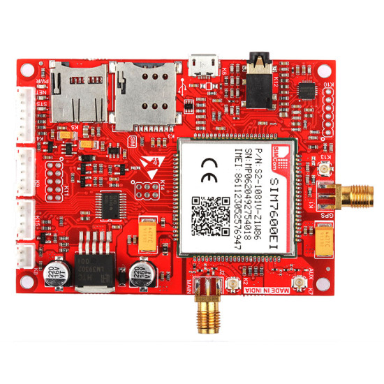 SIM7600EI 4G / 3G / 2G / GSM / GPRS / GPS UART Modem with Audio