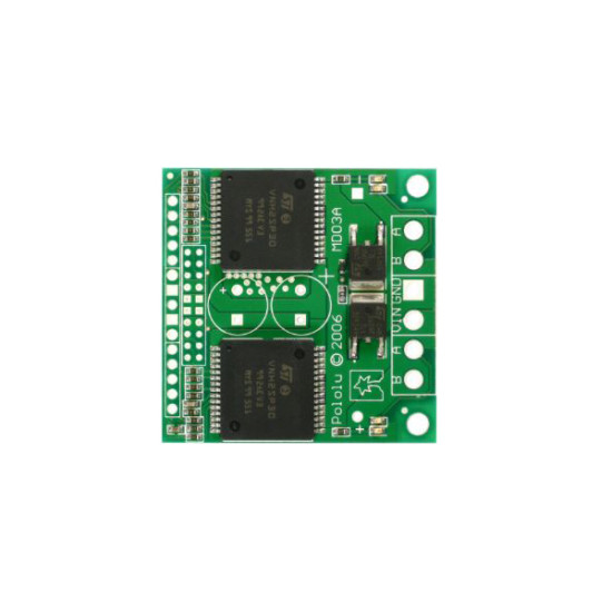 Dual VNH2SP30 Motor Driver Carrier MD03A - Pololu USA