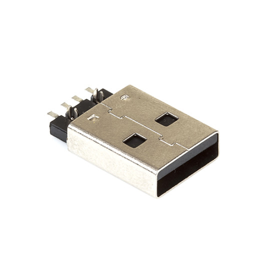 USB 2.0 Type A Male SMT Plug Socket Connector