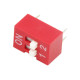 2 Way Dip Switch - Red (Pack of 5)