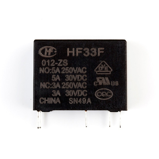HF33F Subminiature Intermediate Power Relay,12V (HONGFA)