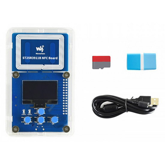 ST25R3911B NFC Evaluation Kit, NFC Reader + TF Card + USB Cable