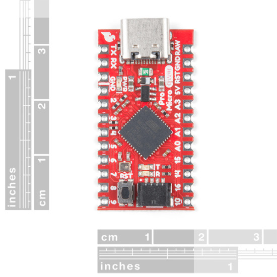Qwiic Pro Micro - USB-C (ATmega32U4) - Sparkfun USA