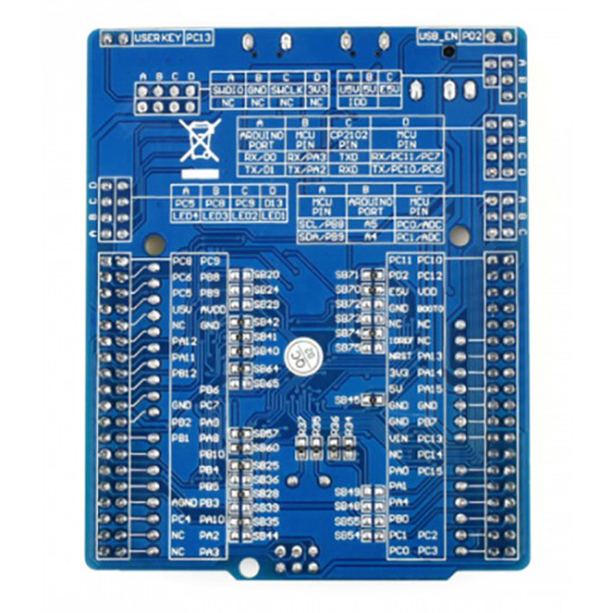 XNUCLEO-F103RB, Improved STM32 NUCLEO Board
