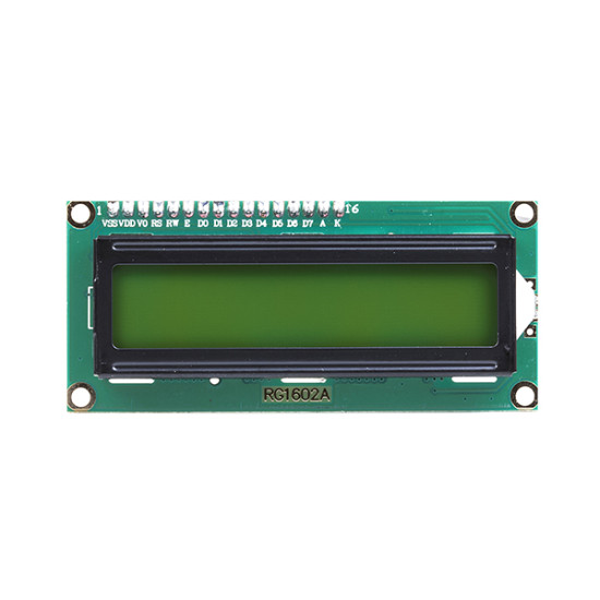 16x2 Character I2C LCD Module With Yellow Light(1602A)