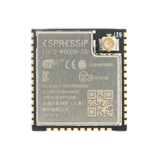 ESP32-WROOM-32U 16MB WiFi Bluetooth Module
