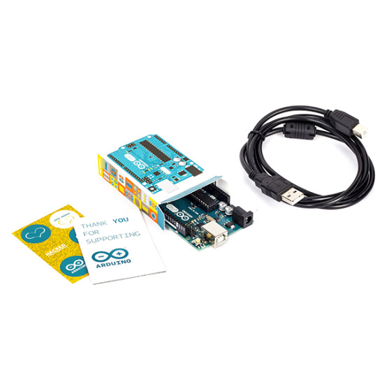 Arduino UNO - R3 with USB Cable (Orginal Arduino-Italy)