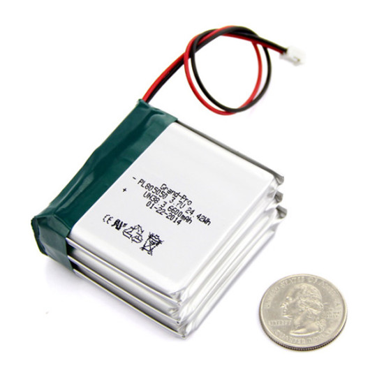 Polymer Lithium Ion Battery - 6600mAh 3.7V