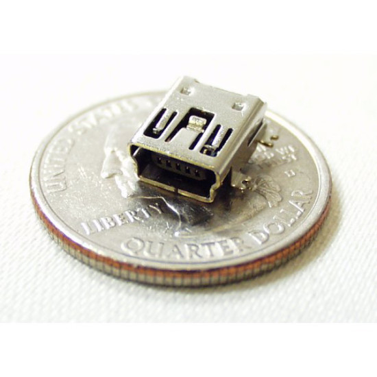 USB mini-B  Connector (SMD)