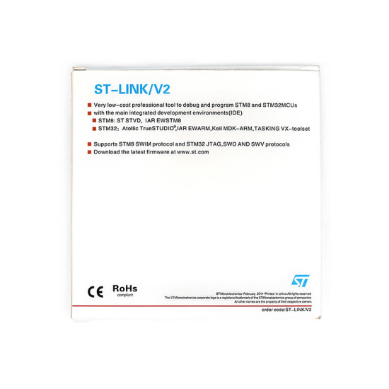 ST-LINK V2 in-circuit Debugger / Programmer for STM8 and STM32