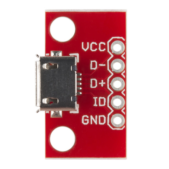 USB microB Breakout (Sparkfun USA)