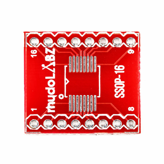 SOIC/SSOP to DIP Adapter PCB - 16 Pin - rhydoLABZ