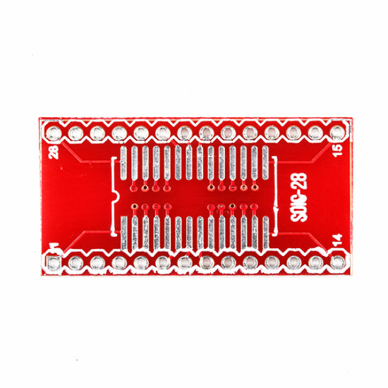 SOIC to DIP Adapter PCB - 28 Pin - rhydoLABZ