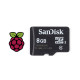 8GB MicroSDHC Card For Raspberry Pi (With NOOBS image)