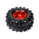 Pack Of 4 All Terrain Tyre (metallic Red )