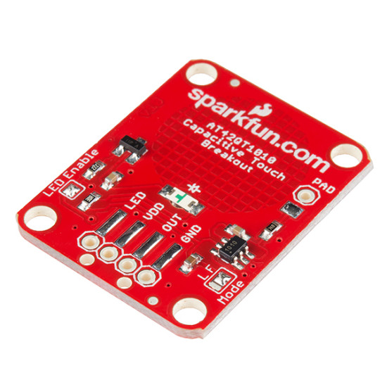 Capacitive Touch Breakout - AT42QT1010 - Sparkfun USA