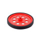 Servo Motor Wheel Red-6mm Hole Diameter